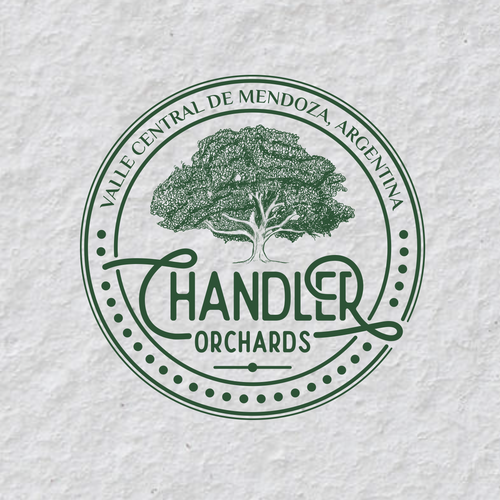 Green logo with the title 'Chandler Orchards'