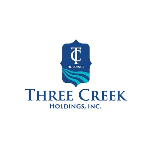 Creek design with the title 'Three Creek Holdings, Inc.'