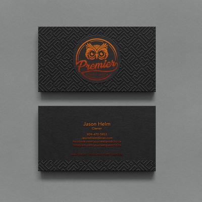 Letterpressed Business Card