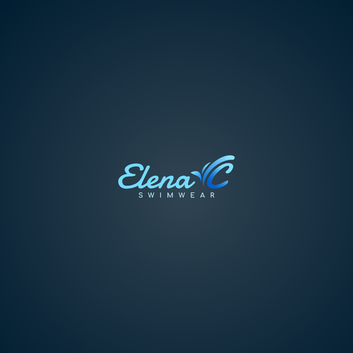 Swimwear logo with the title 'concept logo commerce maillots de bain'