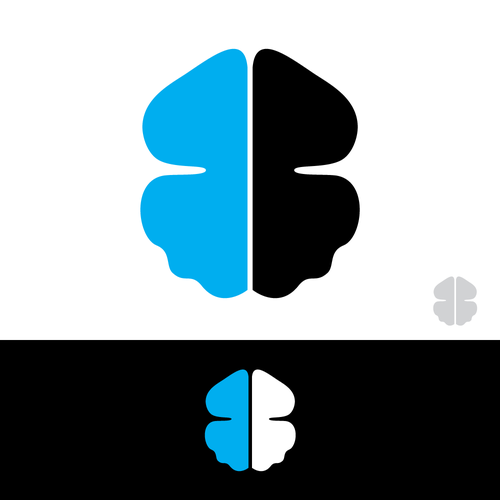 Jellyfish design with the title 'Logo for brain pair company'