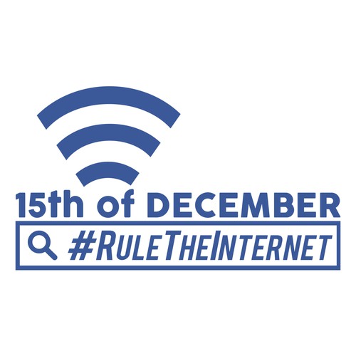 WiFi design with the title '#RuleTheInternet'