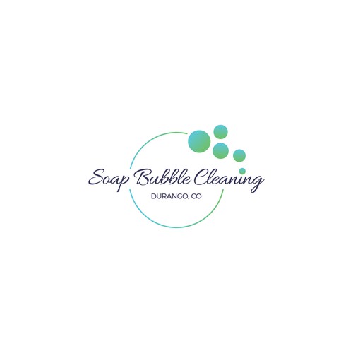 Foam logo with the title 'Logo for residential and commercial cleaning company - contest entry'