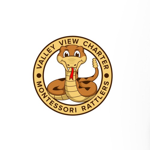 Kindergarten design with the title 'Rettlesnake mascot for kindergarten'
