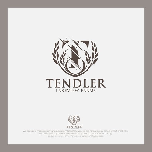 Wheat logo with the title 'tendler  logo'