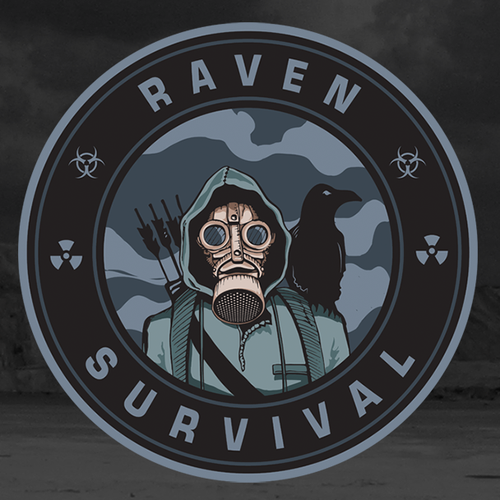 Patch design with the title 'Raven survival'