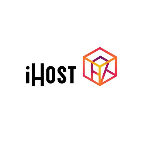 Hosting logo with the title 'iHost'