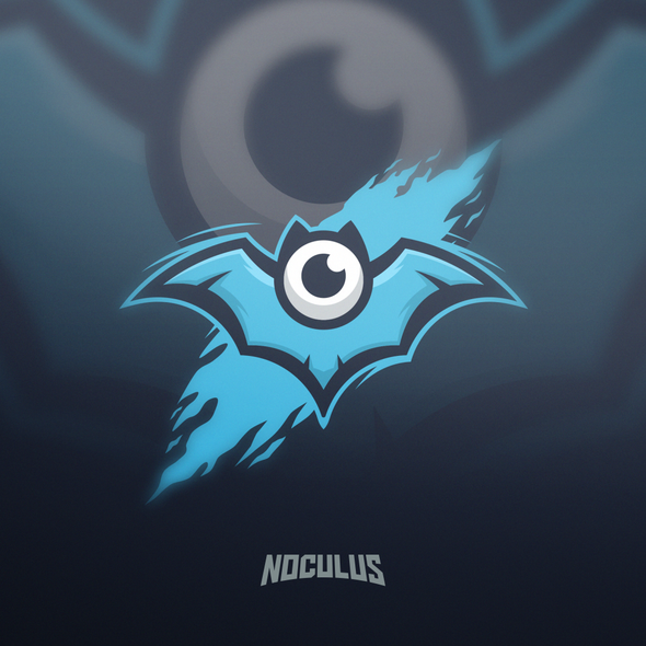 Bat logo with the title 'Bold Logo for Noculus'