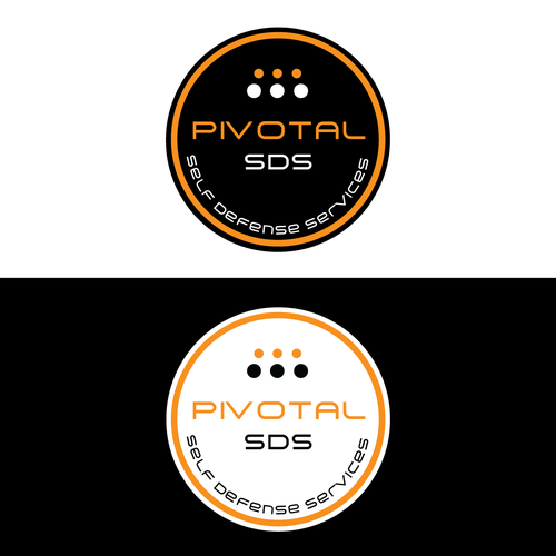 Self-defense logo with the title 'Effective logo for self-defense company'