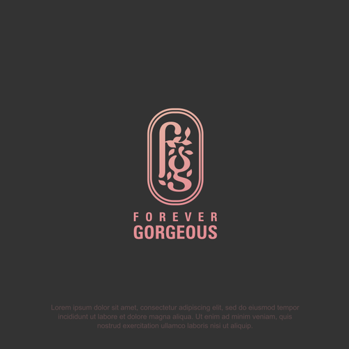 Plum logo with the title 'Logo design for Forever Gorgeous'