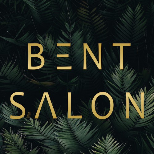 Rich logo with the title 'Bent Salon Logo'
