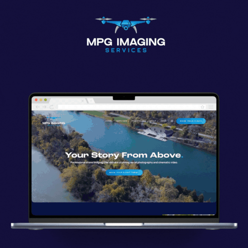 Design with the title 'MPG Imaging Website'