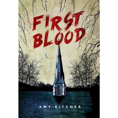 Church book cover with the title 'A cover for mystery/thriller e-book'