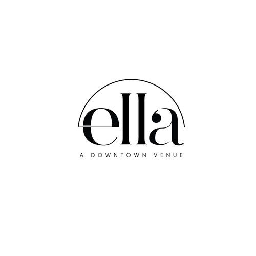 Catering logo with the title 'Design a logo for a sleek downtown venue Ella'