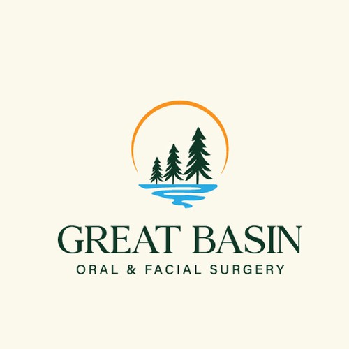 Professional brand with the title 'Elegant logo for GREAT BASIN Oral and Facial Surgery '