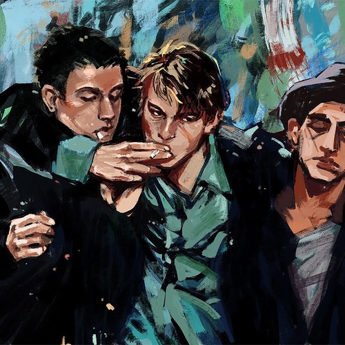 Cool artwork with the title 'basketballdiaries'