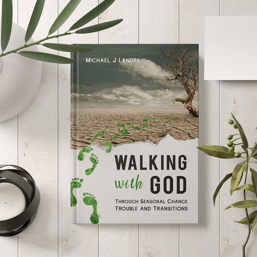 Religious book cover with the title 'wailking with god'