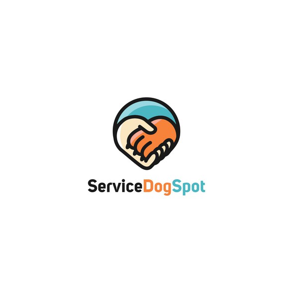 Loyalty logo with the title 'Logo for Service Dog Spot'