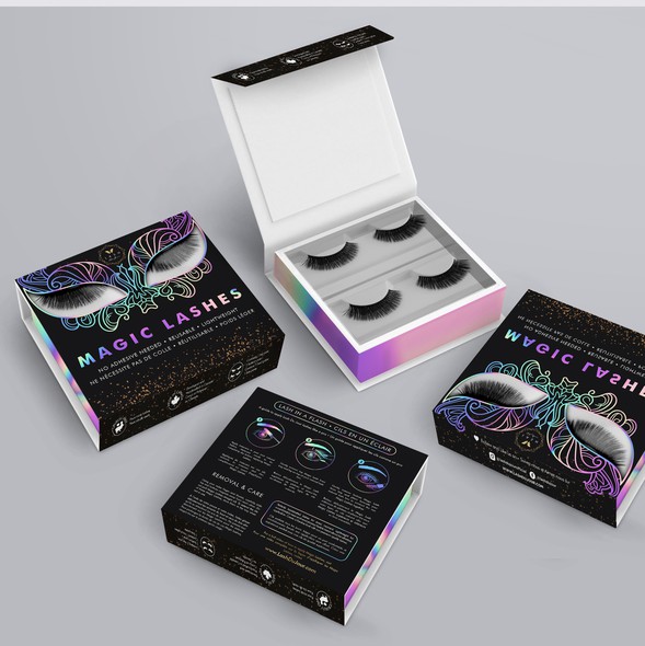 Lips design with the title 'package and Logo design'