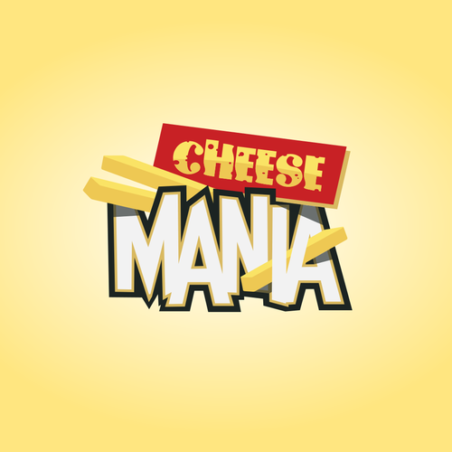 Homemade logo with the title 'Cheese Mania'