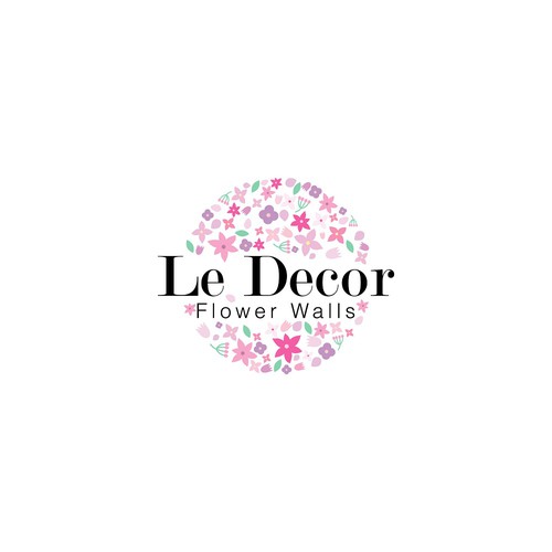Home decor logo with the title 'Le Decor logo'