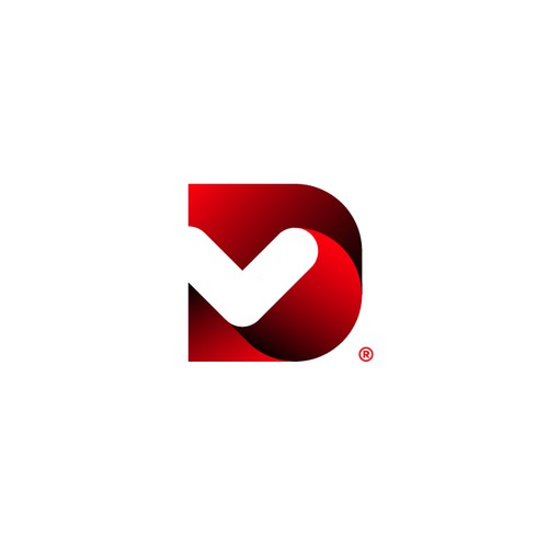 Strong brand with the title 'Geometric 3D Monogram for Dynamic Visuals'