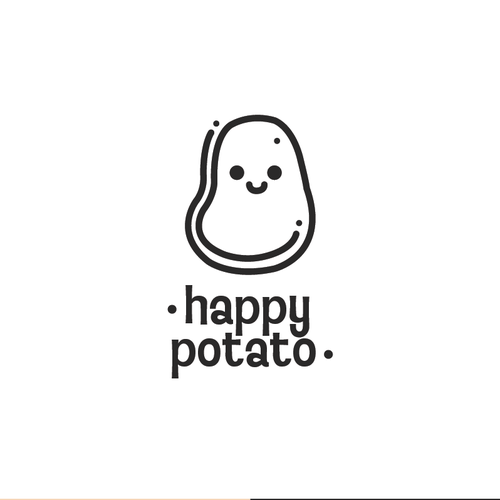 Potato logo with the title 'Clothing Brand '