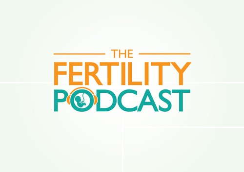 Marriage design with the title 'The Fertility Podcast Logo'