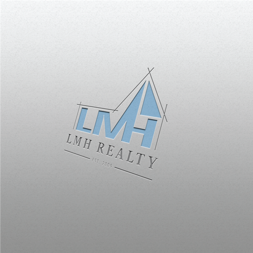 Broker logo with the title 'Bold logo for real estate LMH Realty'