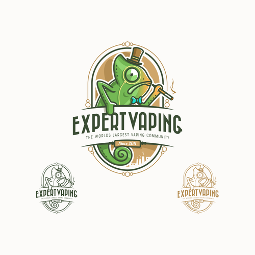 CorelDRAW design with the title 'Expert Vaping'