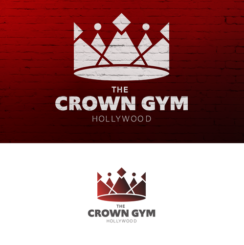 Hollywood logo with the title 'The Crown Gym'