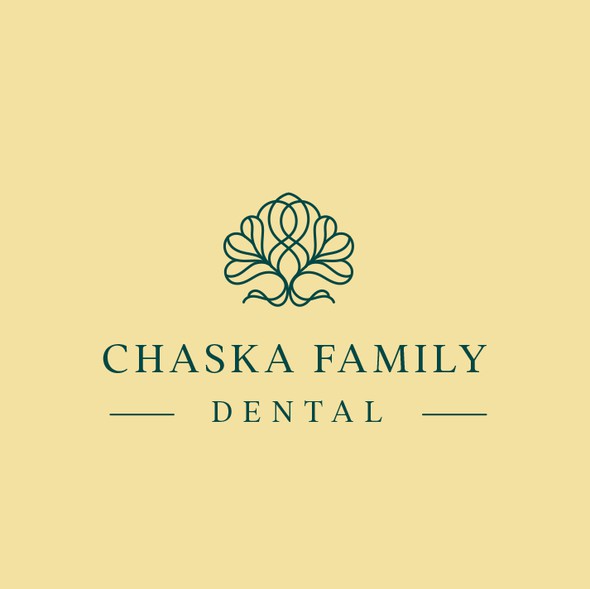 Elegant brand with the title 'Chaska Family Dental'
