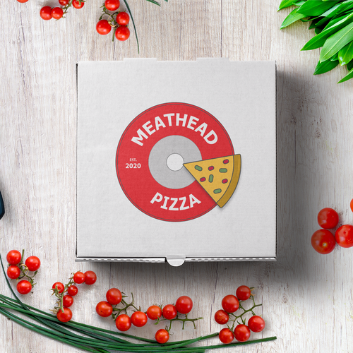 Takeaway logo with the title 'Health Concious Pizza Logo Design'
