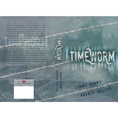 Time travel book cover with the title 'Simple Time Travel Scifi Cover Design'