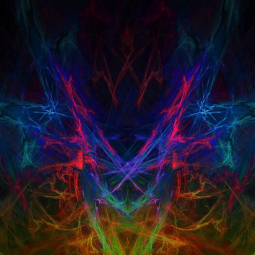 Fractal design with the title 'Tinge'