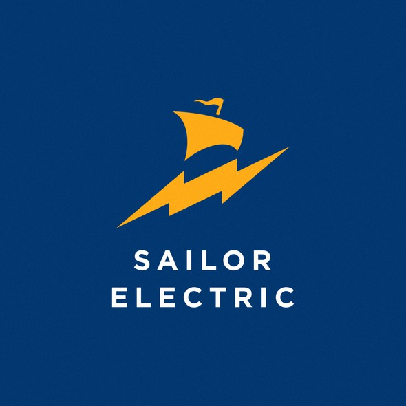 Ship logo with the title 'Sailor Electric'
