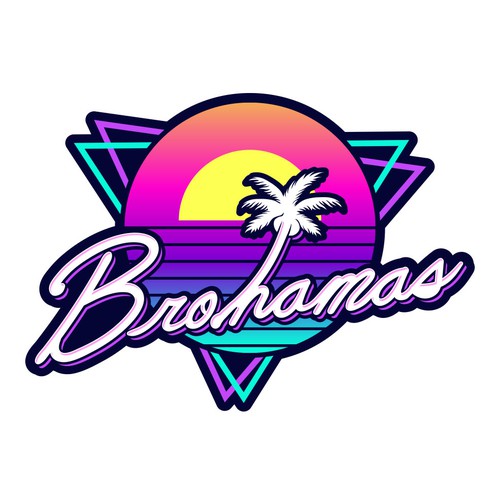 Miami design with the title 'Brohamas'