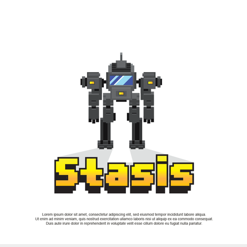 Mechanical design with the title 'Stasis'