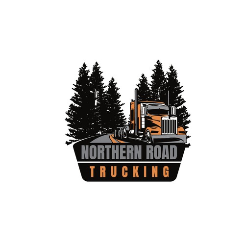 Truck brand with the title 'Northern Road Trucking '