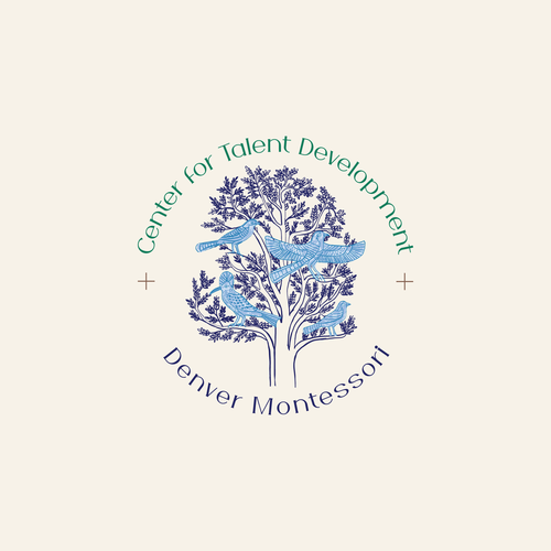 Talent logo with the title 'Hand-drawn logo for Talent Development school'