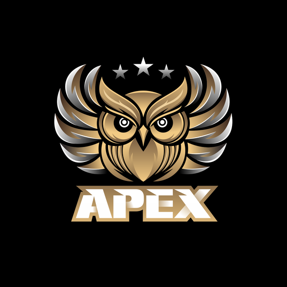 Glossy logo with the title 'APEX'