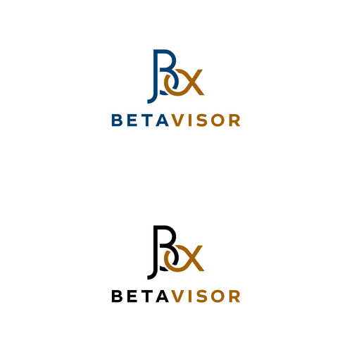 Letter logo with the title 'Logo for BetaVisor'