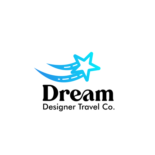 Dream logo with the title 'Dream designer travel co'