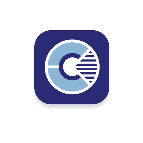 Graph design with the title 'c graph app icon design '