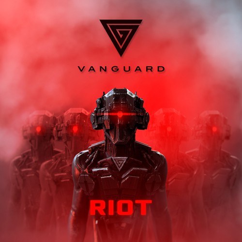 CD cover design with the title 'Riot'