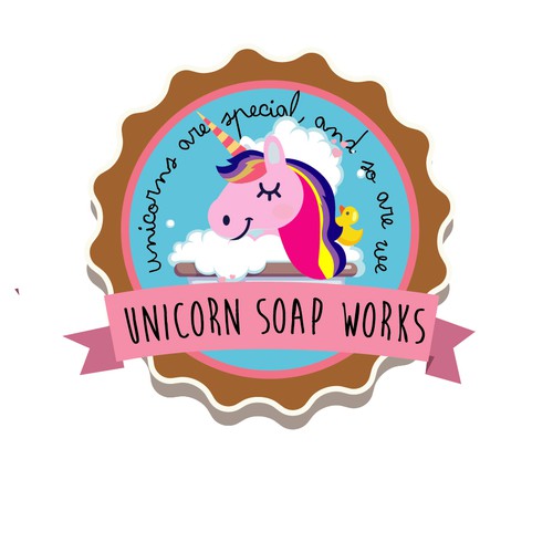 Bathtub logo with the title 'Soap logo'