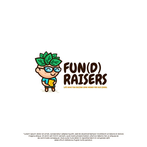 Crowdfunding logo with the title 'Mascot Design '