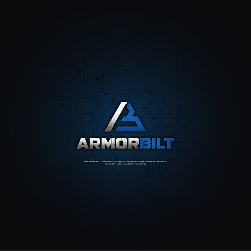 Armor design with the title 'Armor Built - Logo Design'