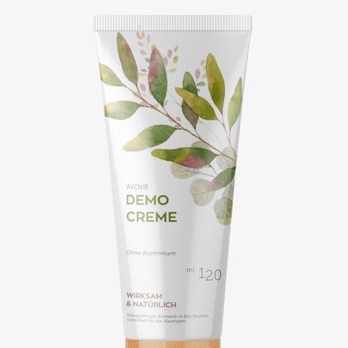 Cream packaging with the title 'Demo Creme'