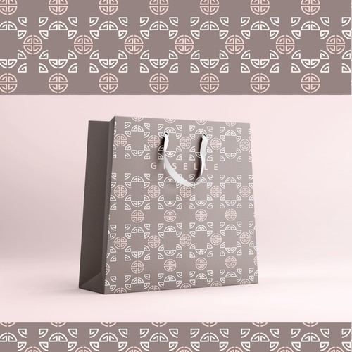 Packaging artwork with the title 'Classy pattern design'
